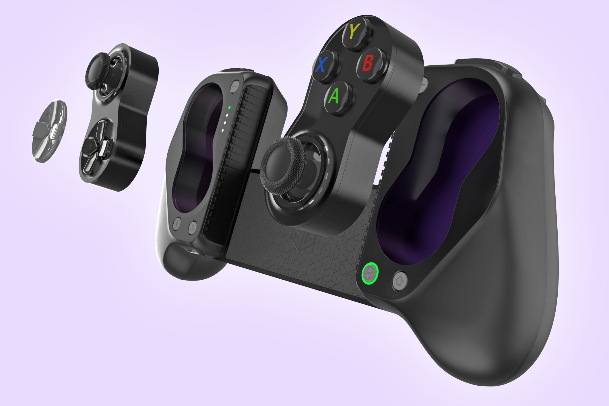 You can turn this modular clamp-on controller into an N64 gamepad