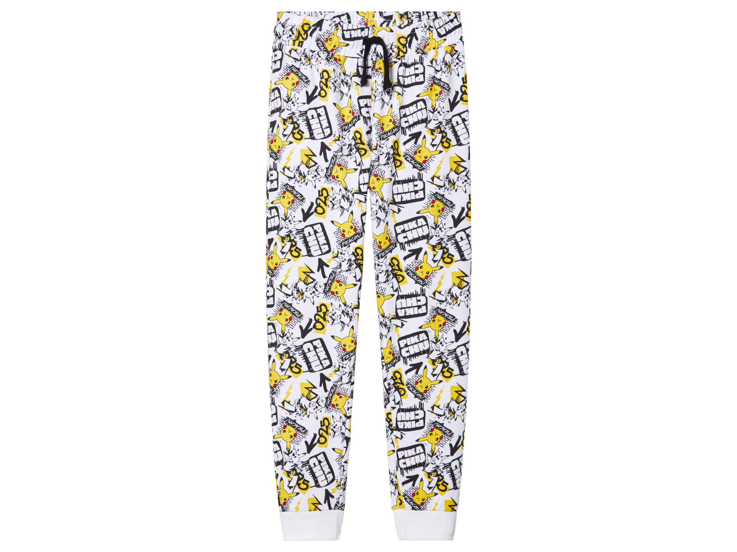 Jongens joggingbroek (Pokemon/wit, 158/164)