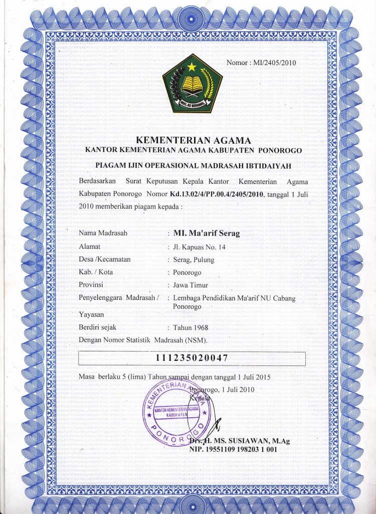 MIS MA`ARIF SERAG