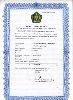 MIS MUHAMMADIYAH 7 SIDOHARJO