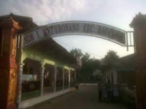SD NEGERI 1 WATUBONANG