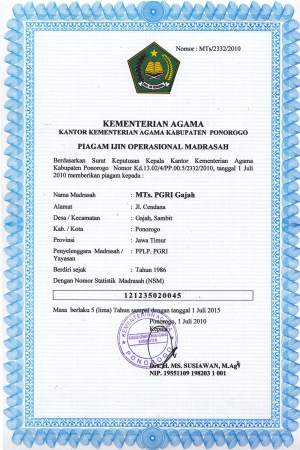 MTSS PGRI GAJAH