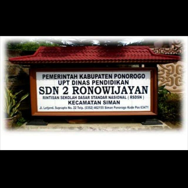 SD NEGERI 2 RONOWIJAYAN