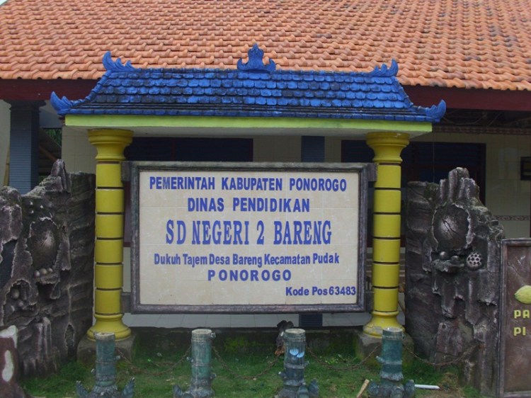 SD NEGERI 2 BARENG KECAMATAN PUDAK