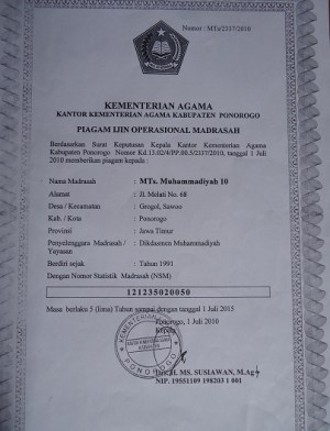 MTSS MUHAMMADIYAH 10