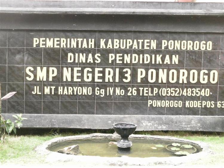 SMP NEGERI 3 PONOROGO