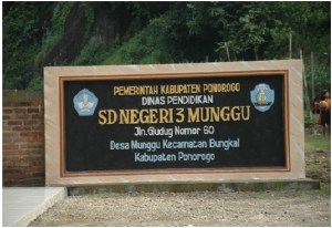 SD NEGERI 3 MUNGGU