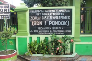 SD NEGERI 1 PONDOK