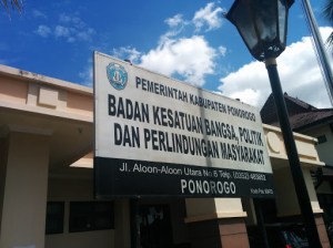 Badan Kesatuan Bangsa dan Politik Kabupaten Ponorogo