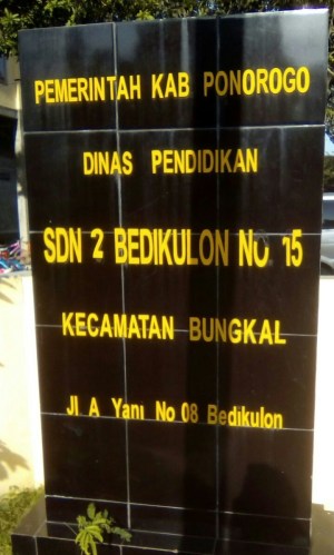 SD NEGERI 2 BEDIKULON