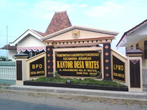 Balai Desa Wates Jenangan Ponorogo Jatim