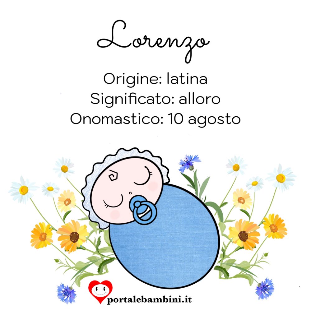 Lorenzo Significato Del Nome Origine E Onomastico Portalebambini It