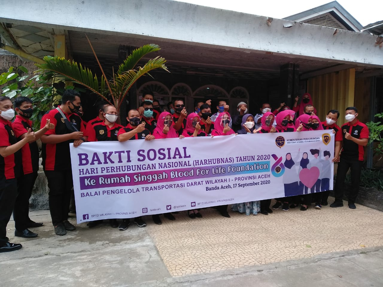 Peringati Harhubnas, BPTD Wilayah I Aceh Baksos Ke Rumah Singgah BFLF – Pos  Aceh