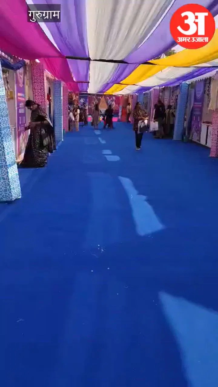 गुरुग्राम सरस मेले में दिखी कम भीड़, स्टॉल संचालक मायूस  Latest Haryana News