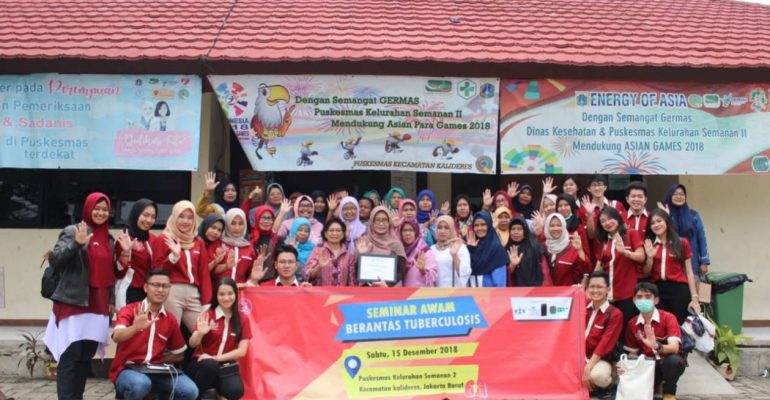 Penyuluhan TBC kepada pasien dan kader oleh AMSA Trisakti (Asian Medical  Student Association) bekerjsama dengan PPTI Pusat di Puskesmas Semanan II  Kecamatan Kalideres Jakarta Barat tanggal 15 Desember 2018. – PPTI