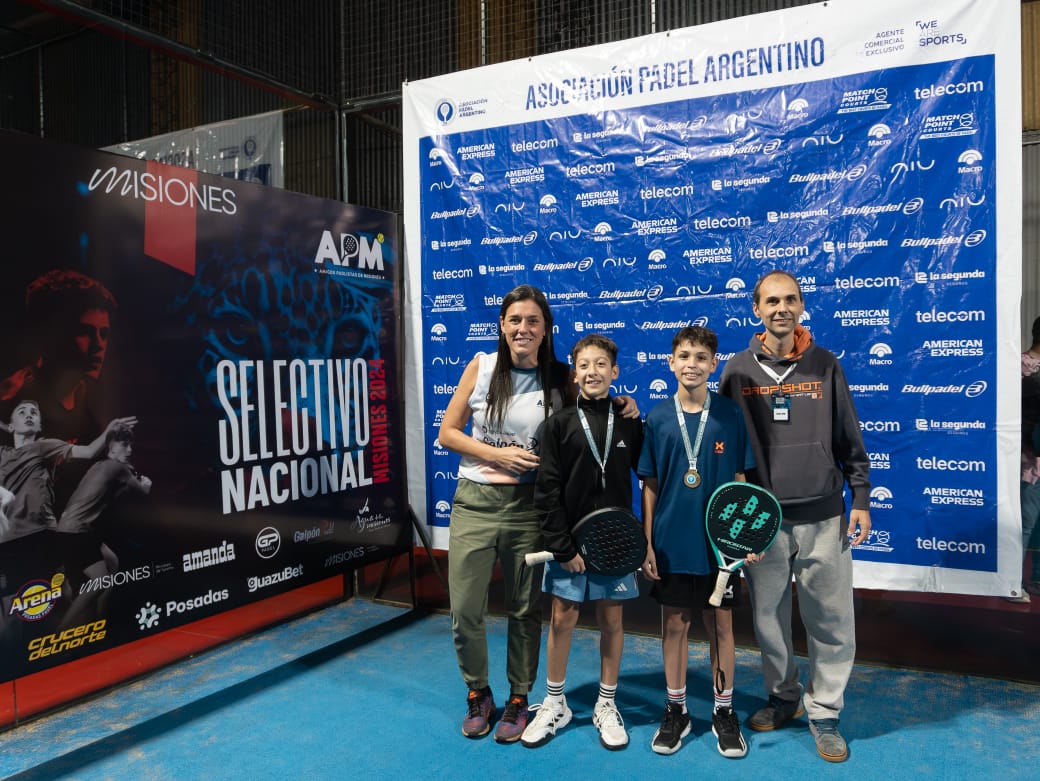 El costero Constantino Leiva se consagró bicampeón nacional de pádel