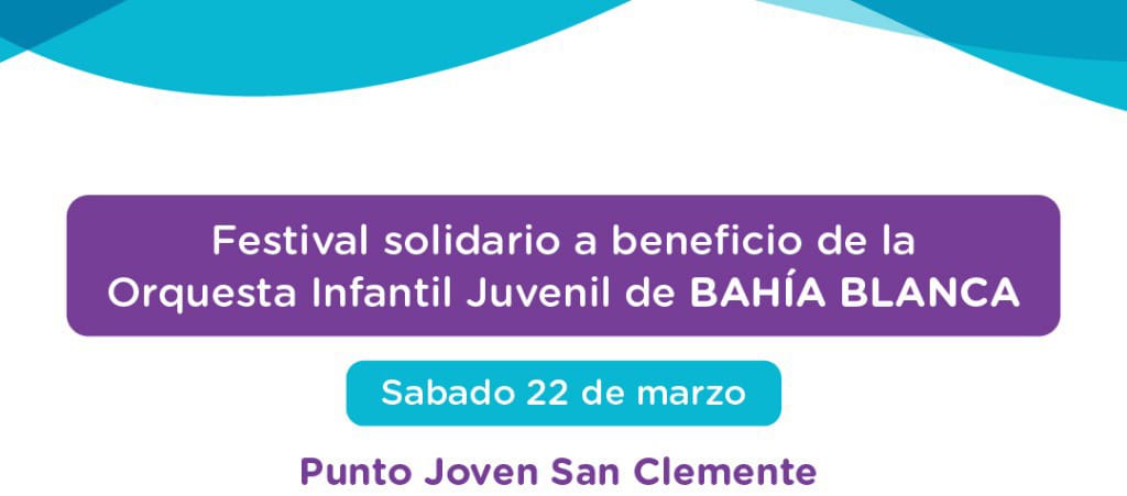 Habrá un festival a beneficio de la Orquesta Infantil Juvenil de Bahía Blanca
