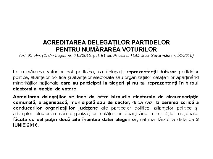 Autoritatea ElectoralÄ PermanentÄ Instruirea PreÈedinÈilor Birourilor Electorale
