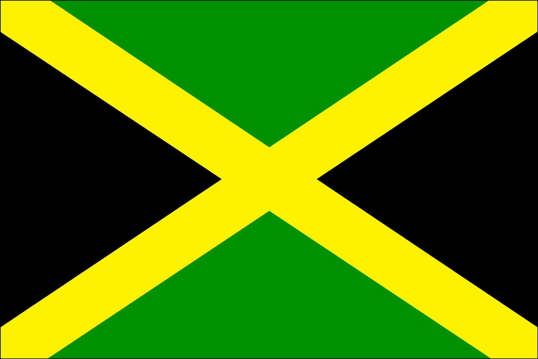 Printable jamaican flag