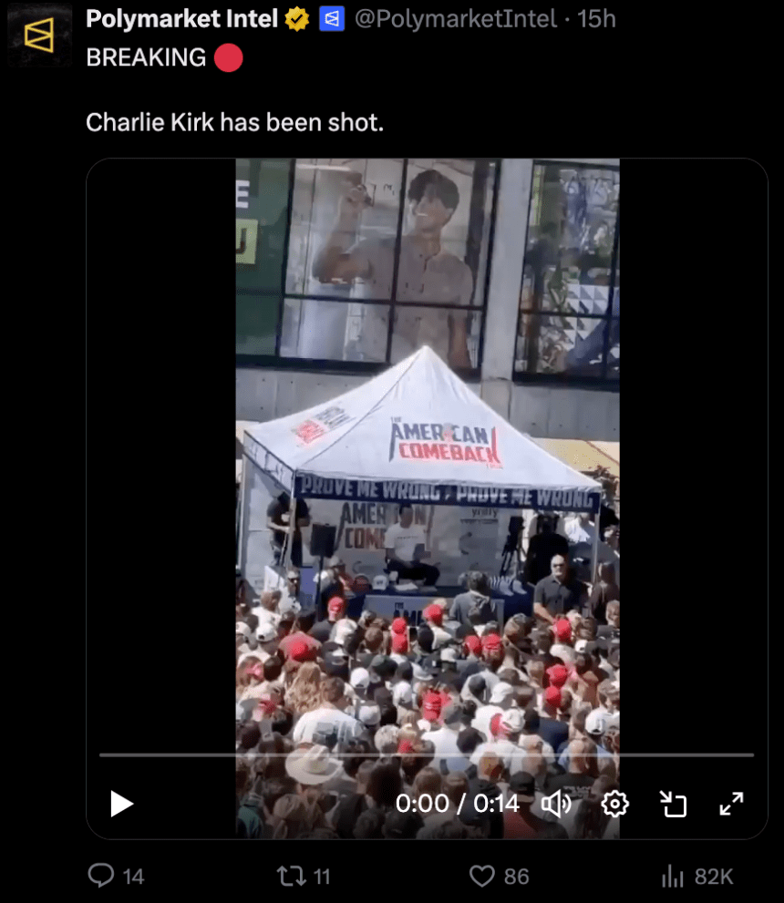 Charlie Kirk’s killing was memecoin spectacle