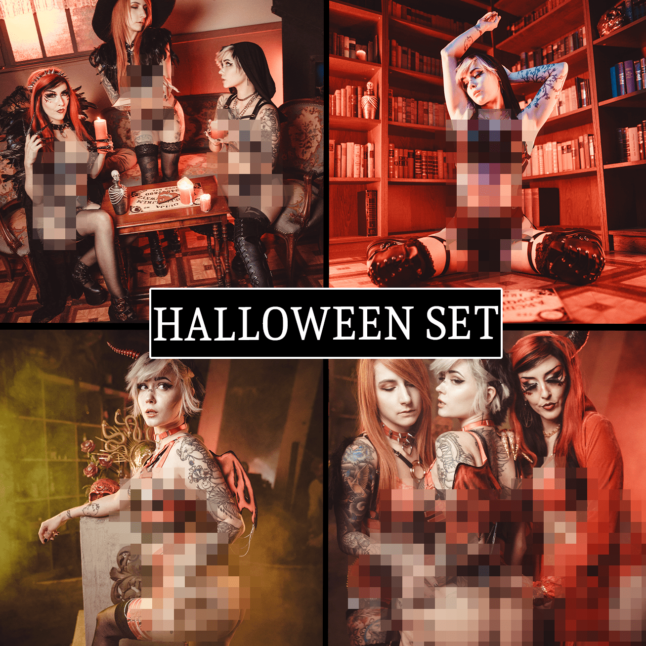 Special halloween set with kupferfuchs & carinapusch