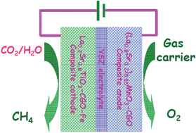 Direct synthesis of methane from CO2/H2O in an oxygen-ion conducting solid  oxide electrolyser - Energy &amp; Environmental Science (RSC Publishing)