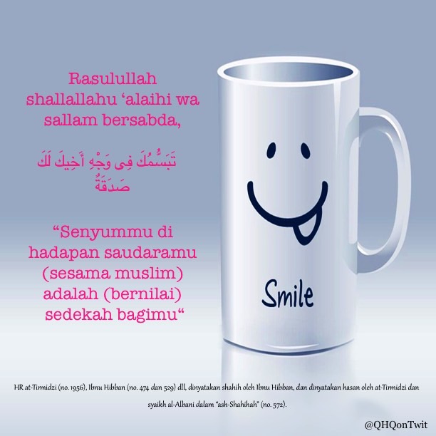 Senyum – Quran Hadith Quotes