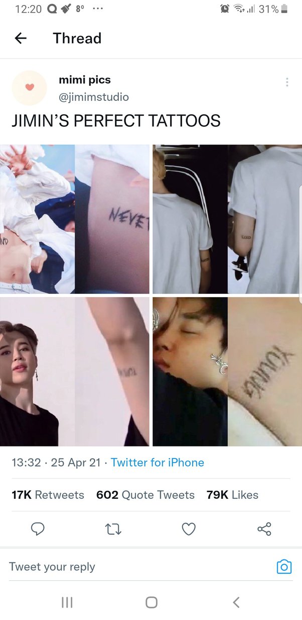 If You Had To Give Jimin Tattoos, What Would You Choose? - Quora 1237_x_602_jpg