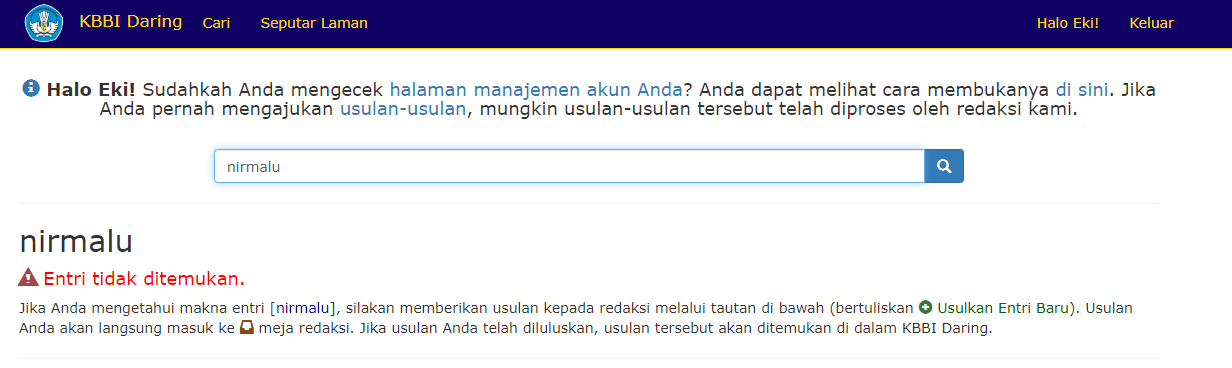Apa saja kosakata khas buatanmu sendiri, ataupun kosakata khas yang berlaku  hanya di keluargamu ataupun pertemananmu? - Quora