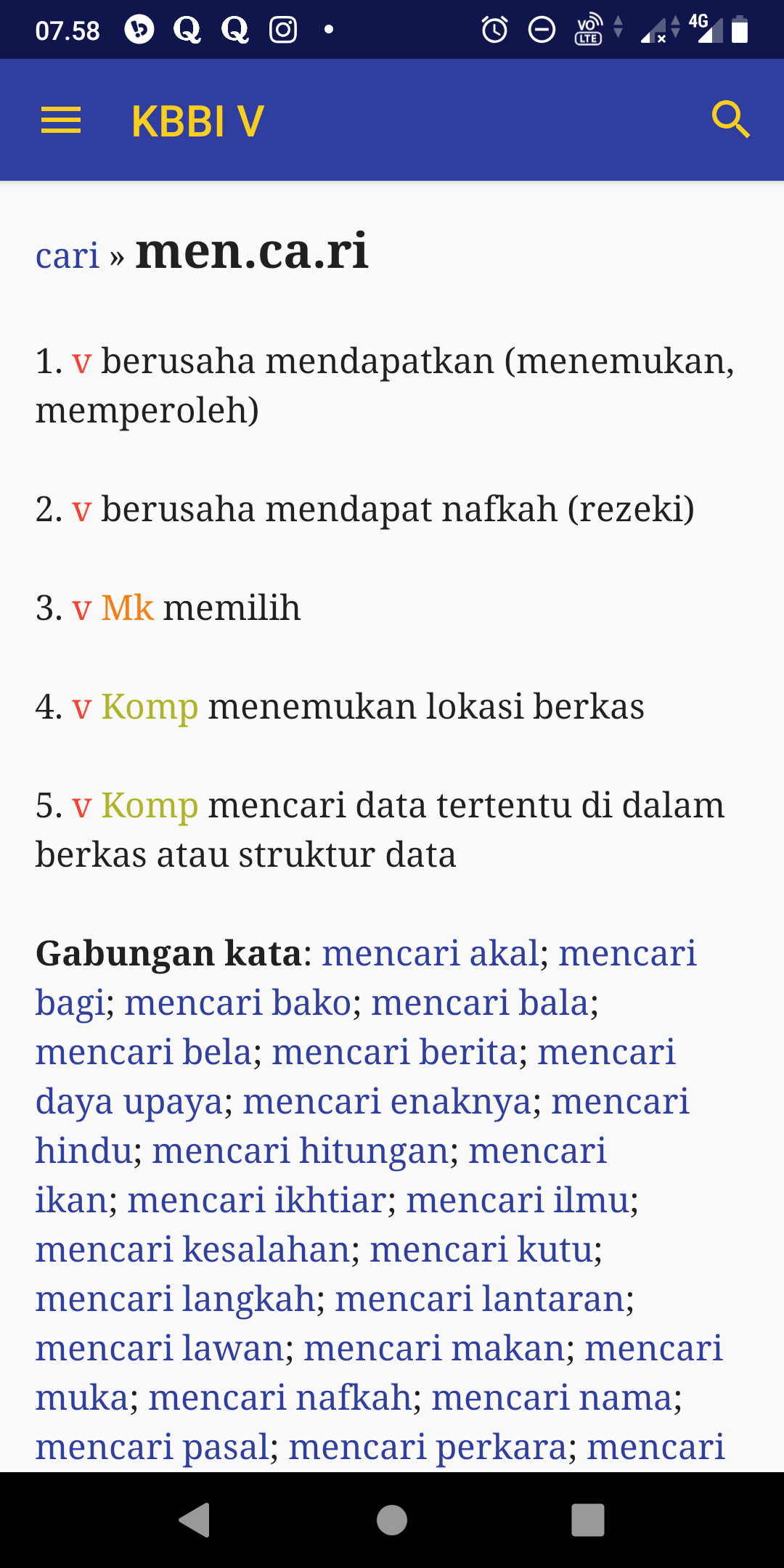 Mengapa dalam kata &lsquo;menuntut ilmu&rsquo; digunakan kata &lsquo;menuntut&rsquo; bukan kata  &lsquo;mengejar&rsquo;, &lsquo;mencari&rsquo; dll, sebab jika digunakan kata &lsquo;menuntut&rsquo; bukannya  ilmu tidak salah apa-apa? Apa sebenarnya arti kata &lsquo;menuntut&rsquo; dalam  ungkapan itu? -