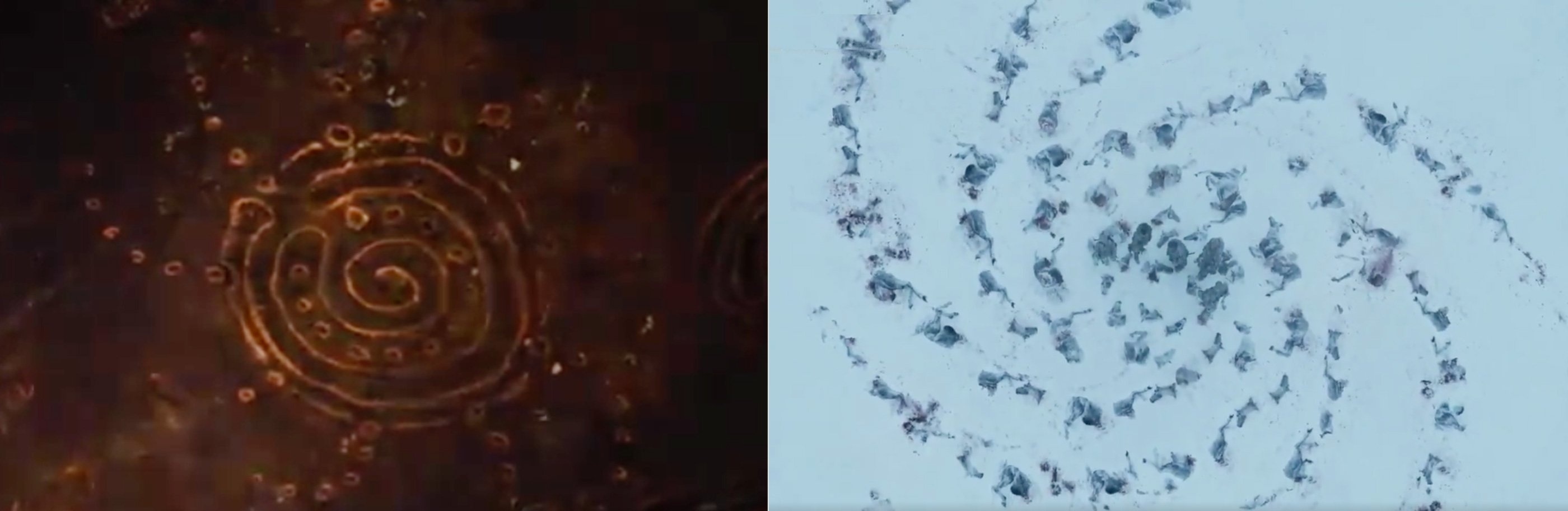 Apa arti dan tujuan dari bentuk geometris yang ditinggalkan oleh white  walker di GoT? - Quora