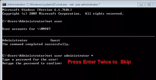 Bagaimana cara meretas kata sandi administrator dari akun tamu - Quora