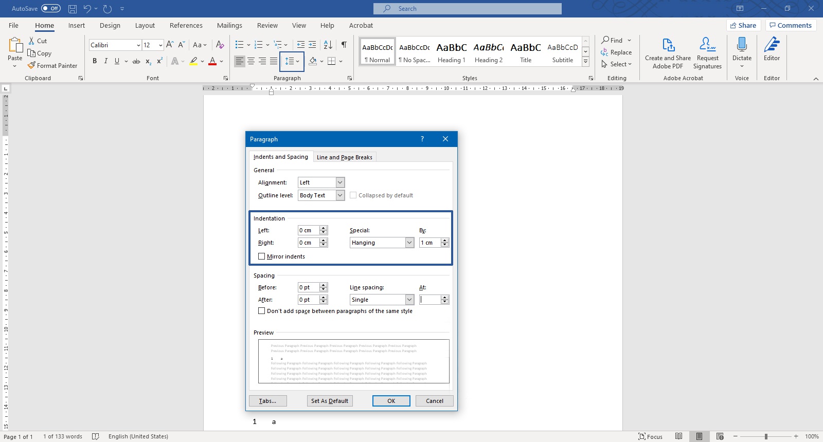 Bagaimana cara mengurangi indentasi satu tingkat di Word - Quora
