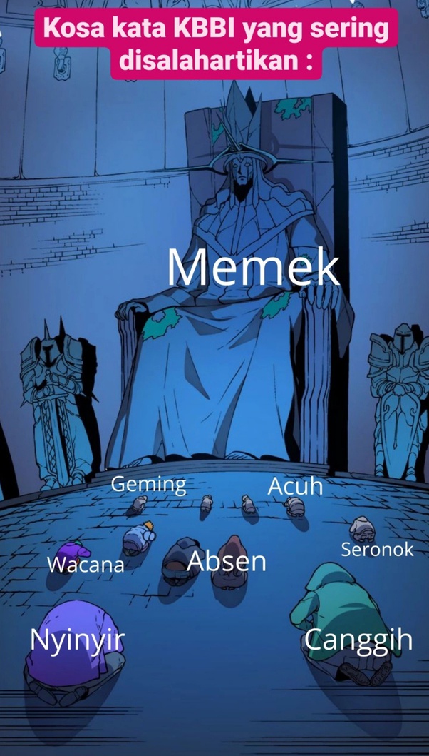 Apa saja kosakata dalam KBBI yang sering disalahartikan? - Quora