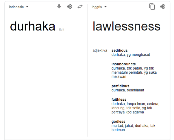 Makna Cedera Dalam Bahasa English