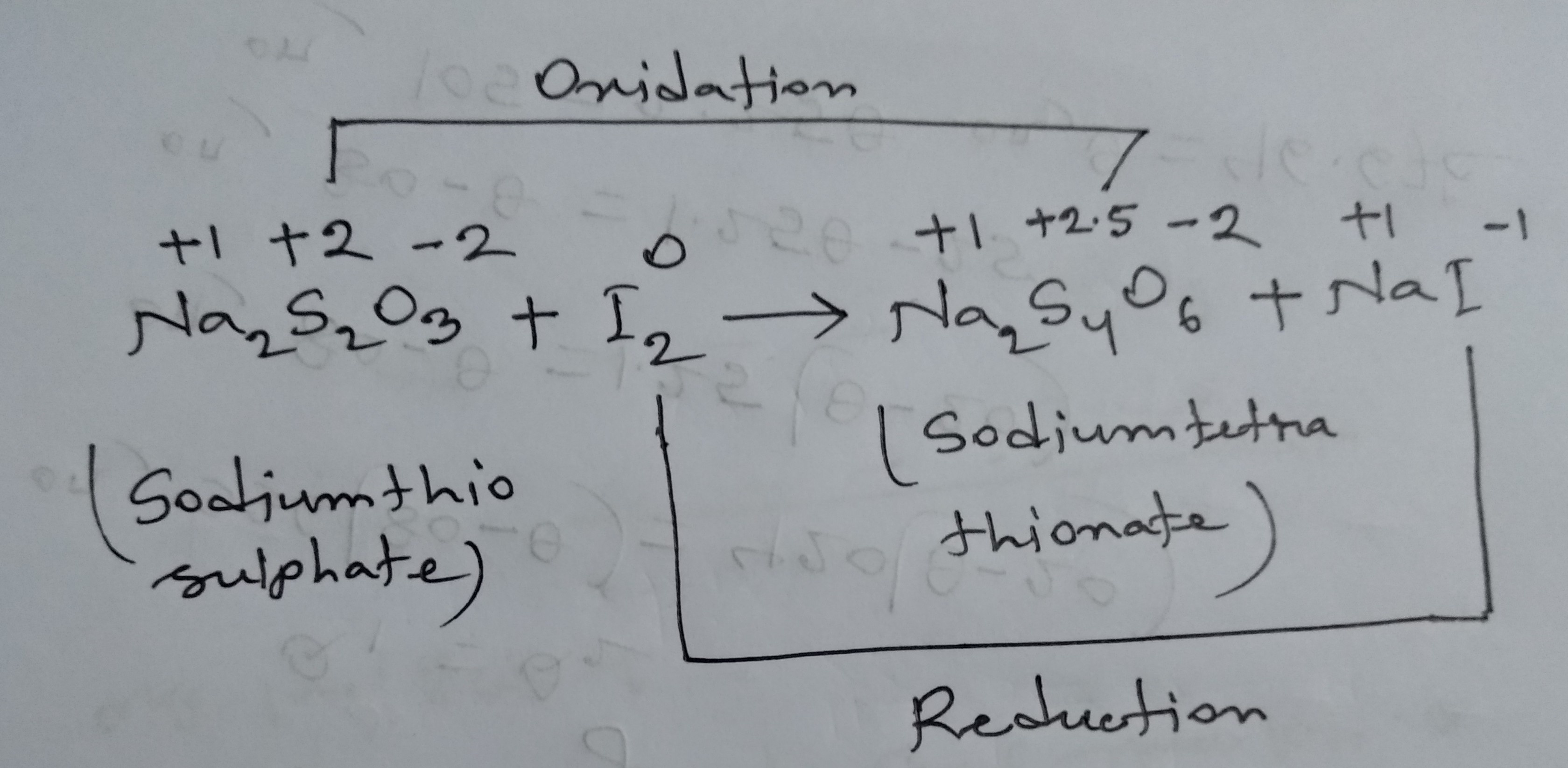 Berapakah bilangan oksidasi dua atom belerang dalam natrium tiosulfat? -  Quora