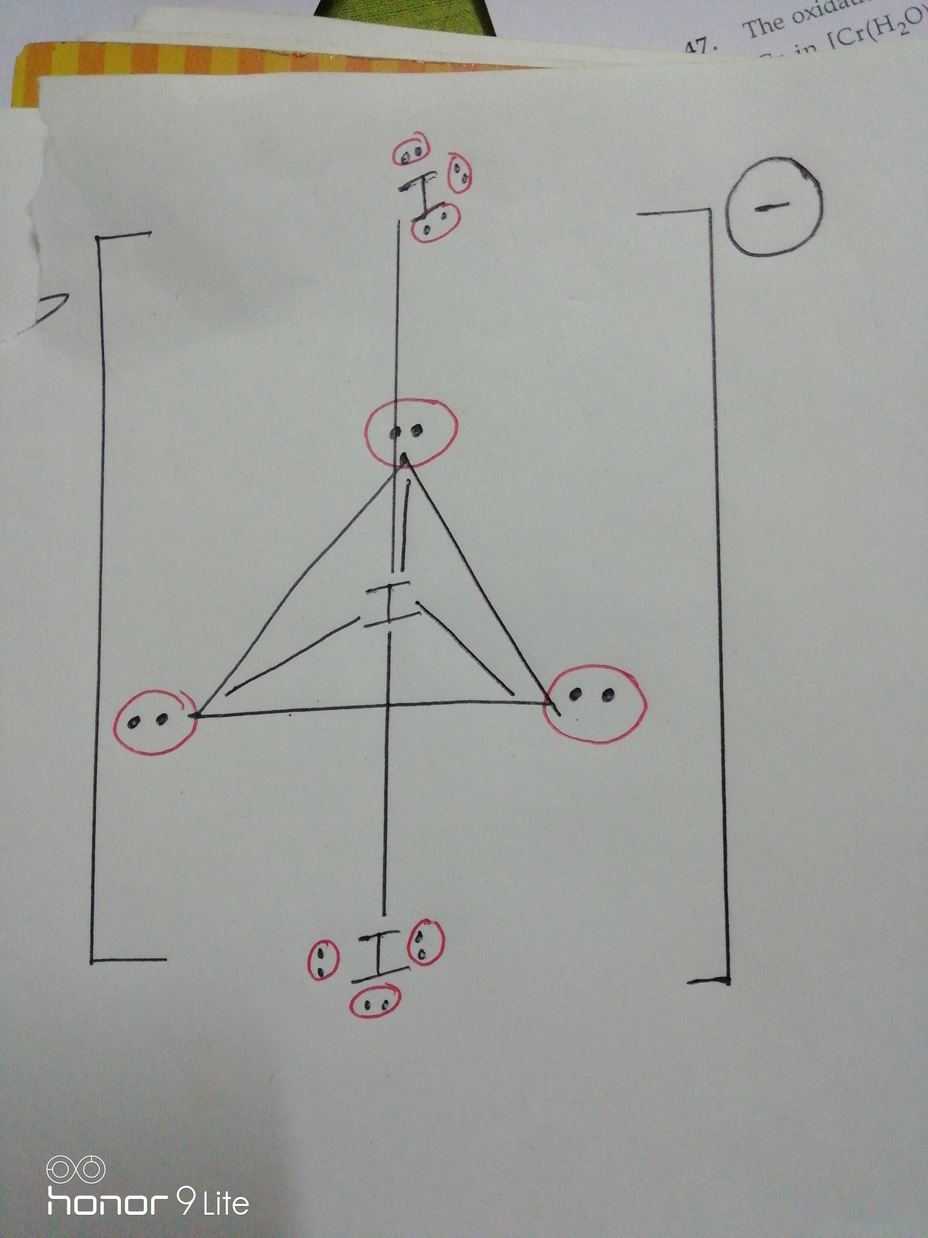 Berapa jumlah total elektron pasangan bebas yang ada dalam ion triiodida  i3? - Quora