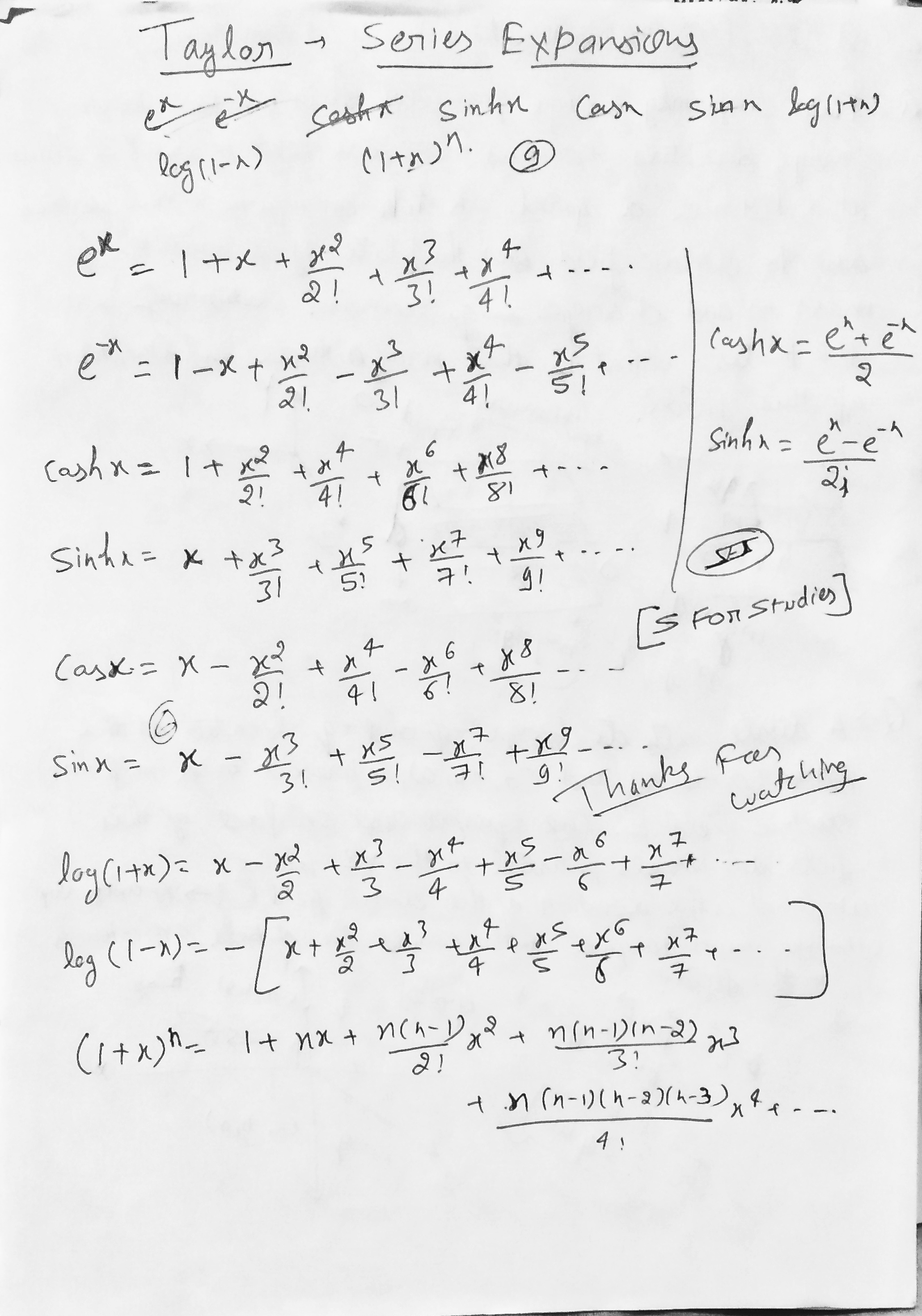 Berapakah ekspansi deret Taylor dari sin(x)? - Quora