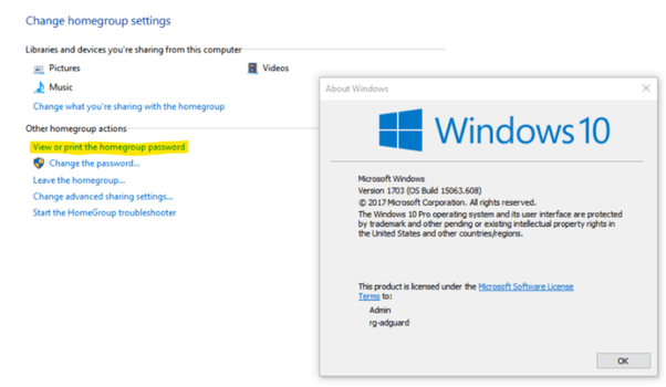 Di Windows 10, bagaimana Anda memulihkan kata sandi homegroup? - Quora