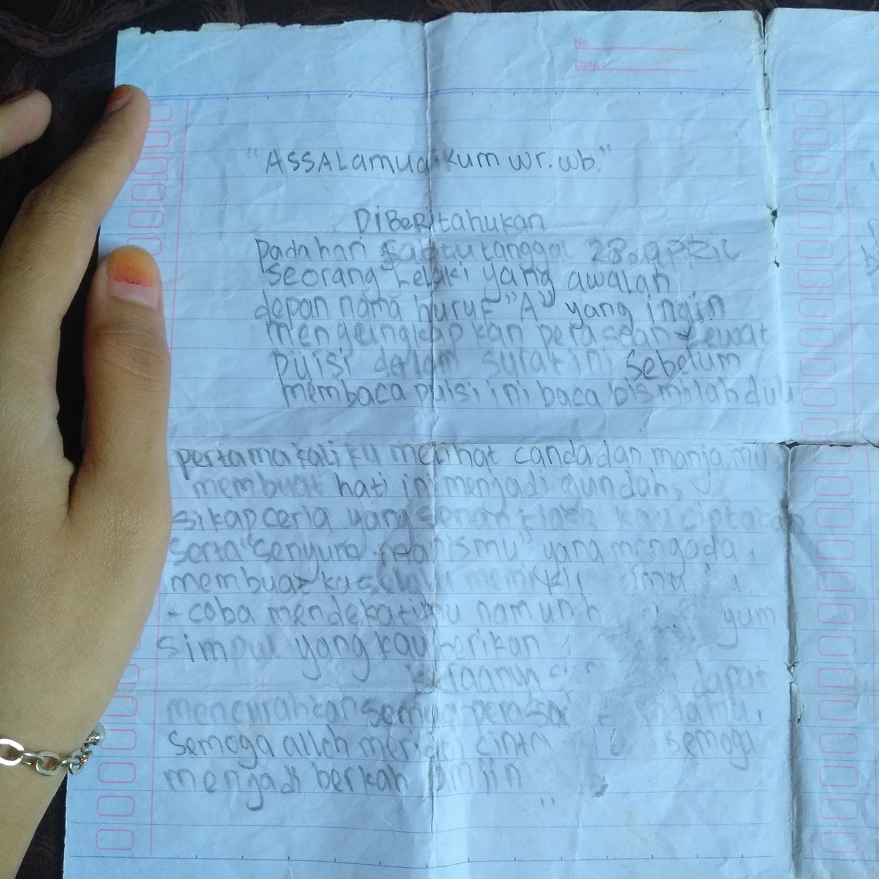 Apakah kamu pernah menerima surat cinta selama hidupmu? - Quora