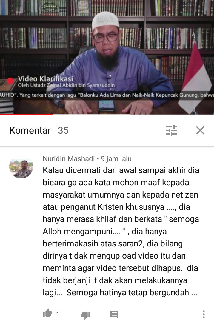 Mengapa ustad Zainal Abidin menganggap balon hijau yang meletus di lagu ' Balonku' dianalogikan dengan ajaran membenci islam? Bagaimana  penjelasannya? Bagaimana jika yang meletus balon berwarna lain? - Quora