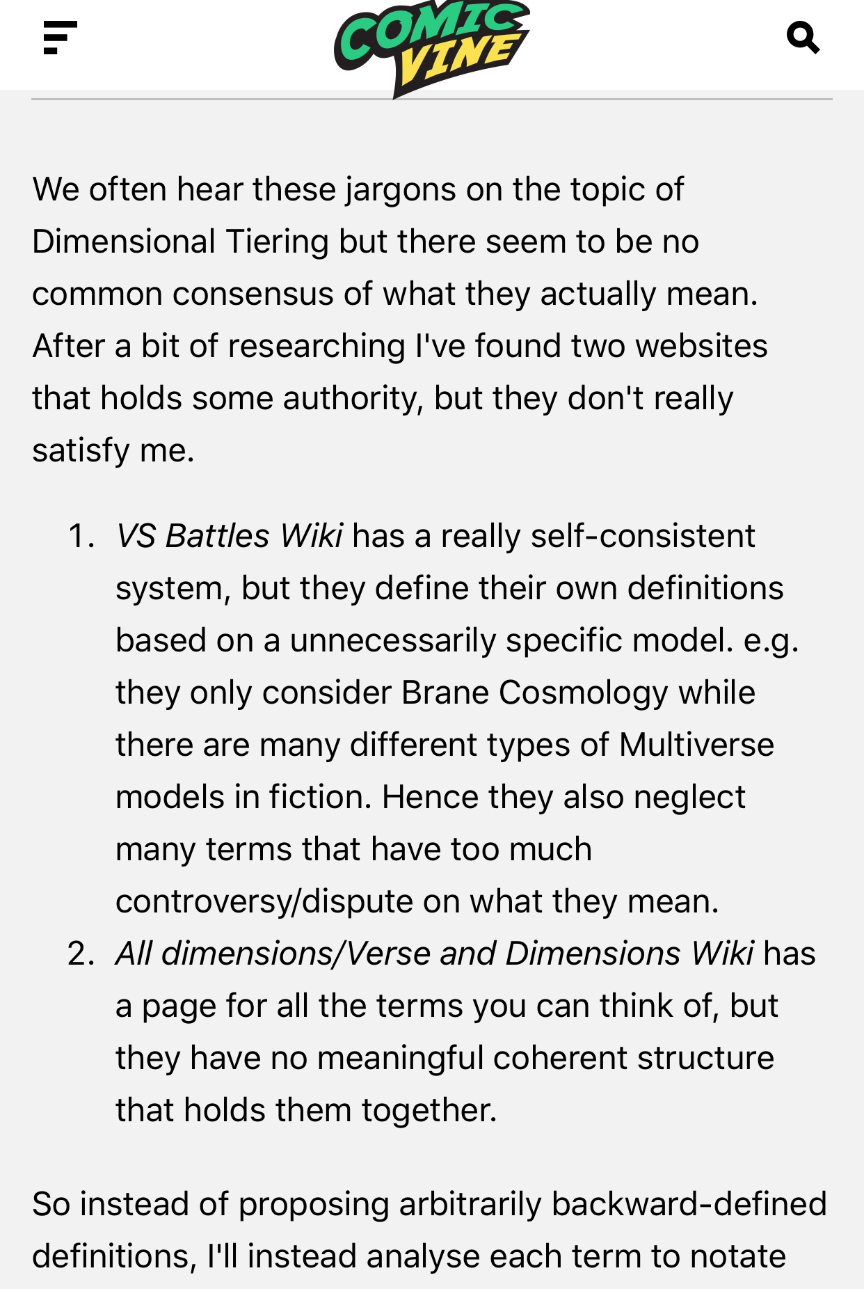 Apa itu level kekuatan Outerverse dan Outerversal yang saya baca di Quora?  - Quora
