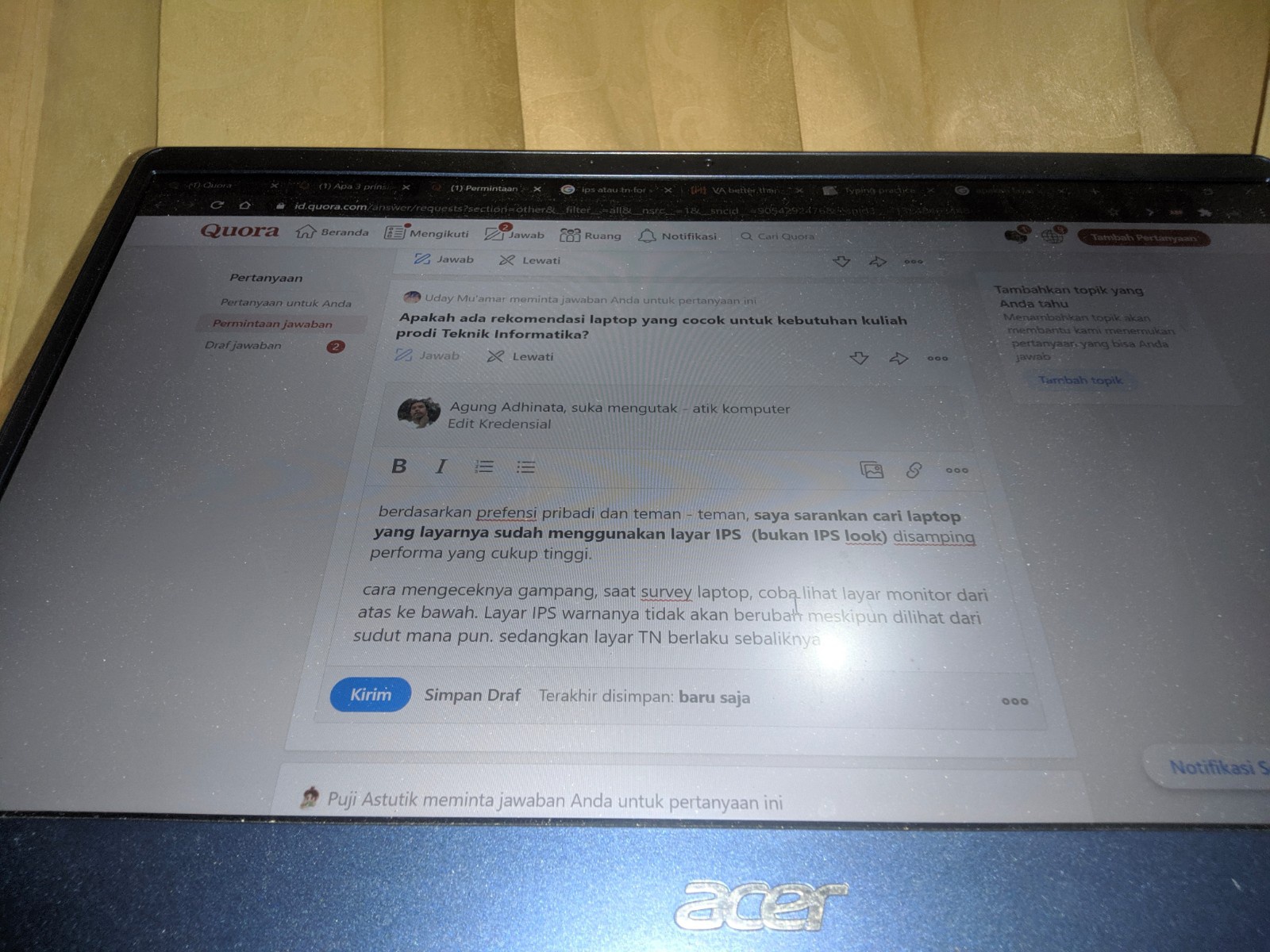 Laptop seperti apa yang anda rekomendasikan untuk mahasiswa teknik mesin? -  Quora