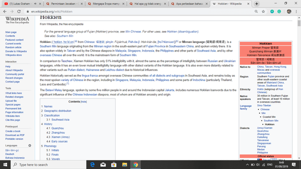 Apa perbedaan antara bahasa Hokkien, Tiochiu, Khek, dan Mandarin? - Quora