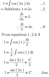 Integration Of X Cos 2x Dx