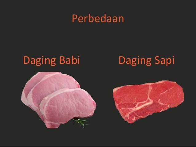 Bagaimana cara membedakan antara daging sapi dan Babi di pasar yang  cenderung sangat mirip? - Quora