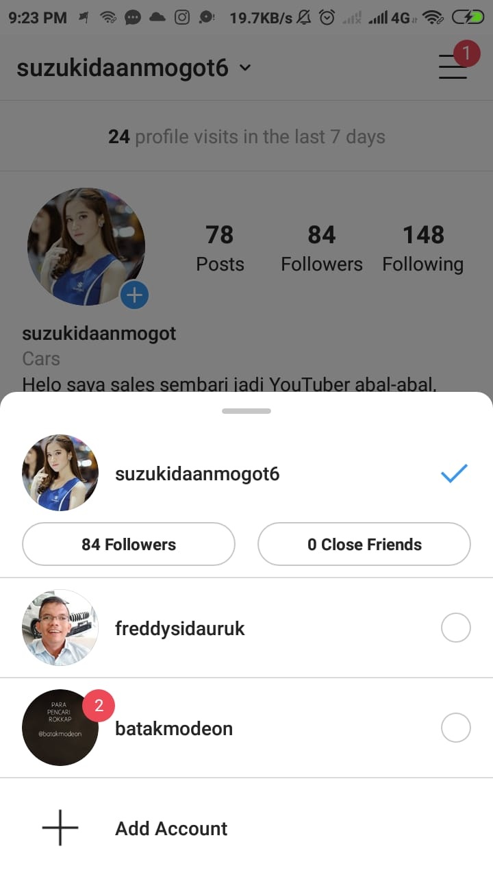 Apa yang menyebabkan seseorang memiliki lebih dari satu akun di suatu media  sosial (second account di Instagram, alter account di Twitter, dll)? - Quora