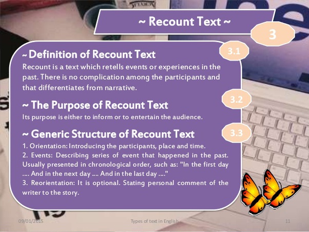 What Is Recount Text | Know It Info