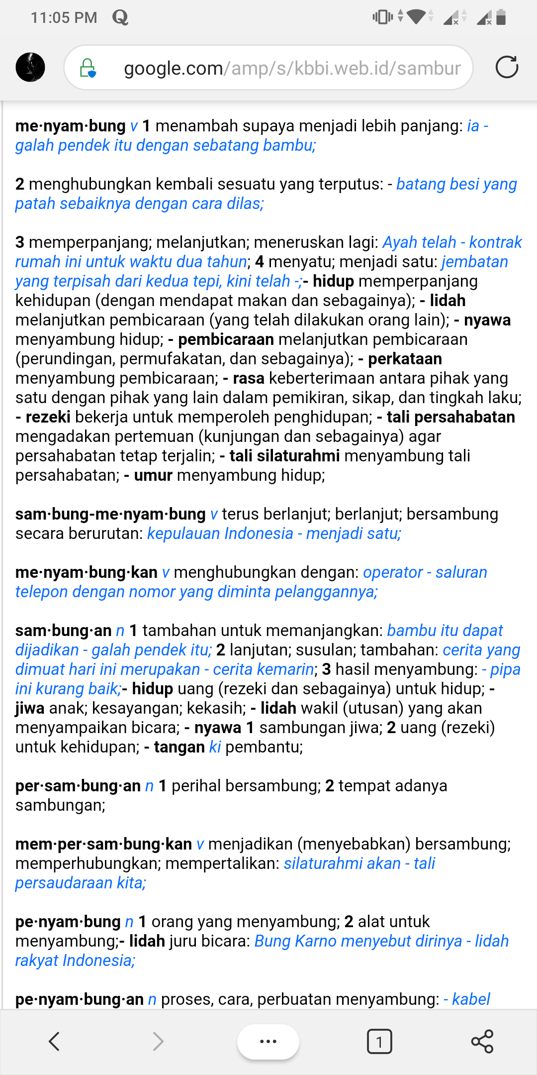Apa bahasa Indonesia baku dari kata &lsquo;nyambung&rsquo;, misalnya dalam kalimat  &lsquo;kenapa pembicaraannya jadi tidak nyambung seperti ini?&rsquo;? - Quora