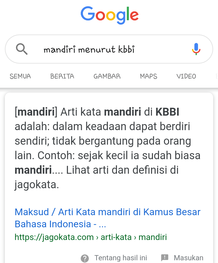 Menurutmu, menjadi mandiri untuk diri sendiri itu seperti apa? - Quora